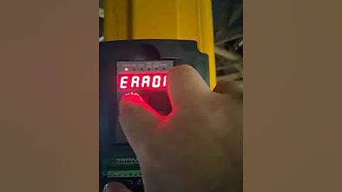 HY VFD with Error Code