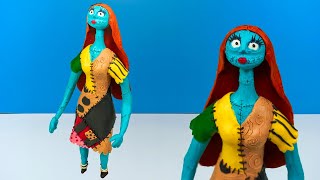 картинка: Салли ( Sally ) из мультфильма Кошмар перед рождеством лепим из пластилина
