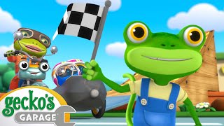 Stunt Bike Grandma | Gecko&#39;s Garage | Fun Kids Cartoon | Kids Videos