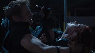 Black Widow Vs Hawkeye   Fight Scene   The Avengers 2012 Movie CLIP 4K  1080 X 1920 60fps  crop