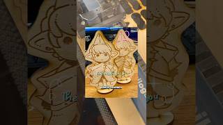 Designing a Wooden Character Standee for a Friend 💚 #fantasyart #ffxiv #artsandcrafts #lasercutting