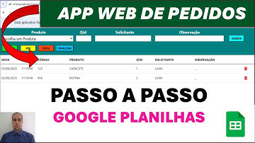 Como Criar um Sistema de Pedidos Online com Google Planilhas + Apps Script (Passo a Passo)