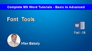 Part 4   Font Urdu Tutorials by Irfan Bakaly