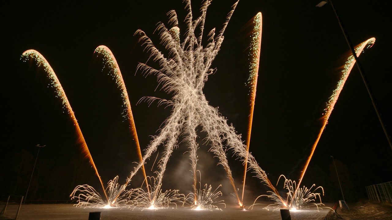 nice Pyromusical for 30th Birthday