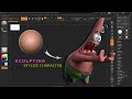 How to make a patrick star character in zbrush