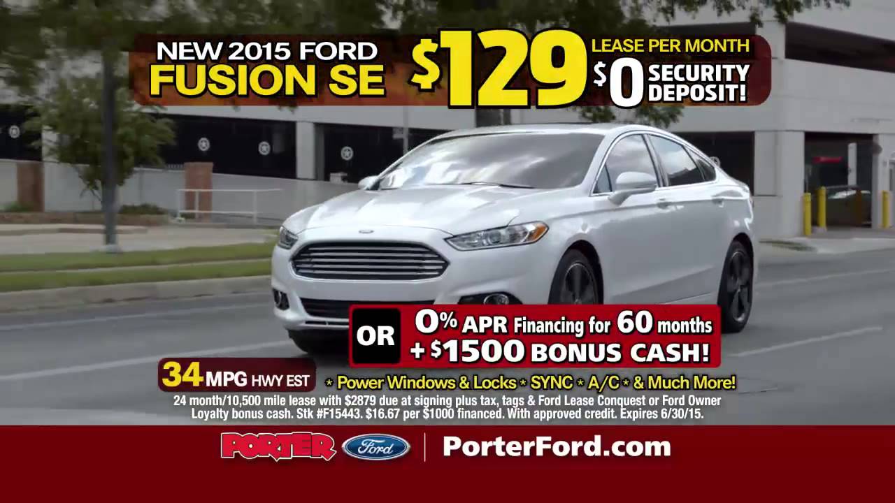 Porter Ford Commercial for June 2015 YouTube