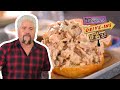 Guy Fieri Eats a Smoked Chicken Salad Sandwich | Diners, Drive-Ins and Dives | Food Network