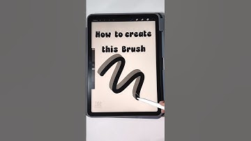 How to create custom brushes in #procreate #art #shorts #digitalart #tutorial #viralvideo #drawing