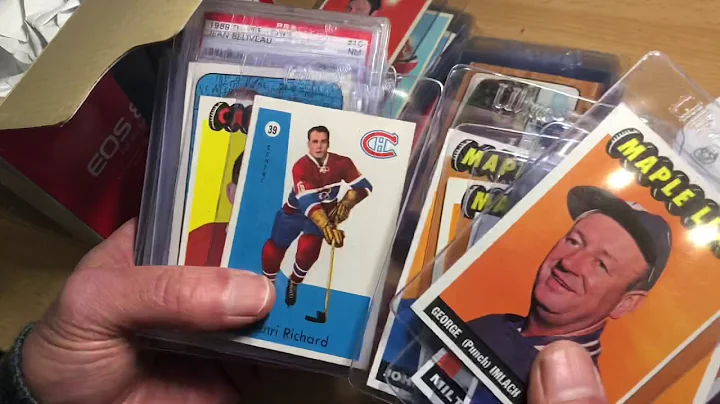 Vintage Hockey Card Collection Opened Live On Came...