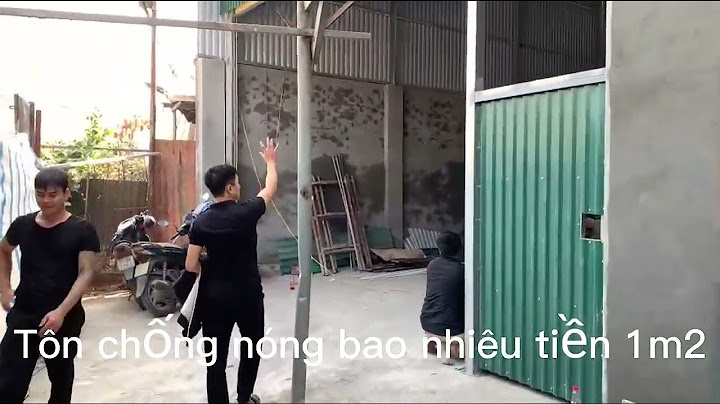 Giá trung bình của 1m2 tôn lợp mái