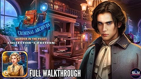 Criminal Archives 3 Murder in Pages Walkthrough