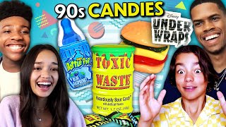 Cast of Under Wraps Reacts to Eating 1990s Candy For The First Time | React