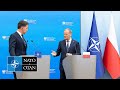 NATO Secretary General with the Prime Minister of Poland 🇵🇱 Donald Tusk, 26 MAR 2025