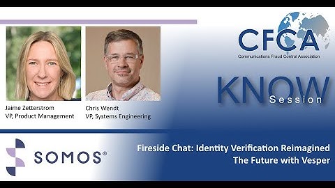 KNOW Session: Fireside Chat: Identity Verification Reimagined – The Future with Vesper