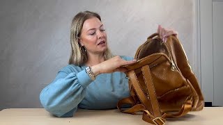Kattee Genuine Leather Backpack Purse for Women Antitheft Rucksack Soft Work Casual Daypack Fashion screenshot 1