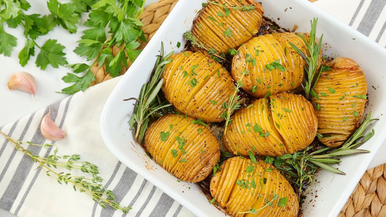 Hasselback Potatos 3 Delicious Ways | The BEST Side Dish!!! | The Domestic Geek