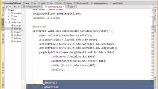 Android studio LocationApi tutorial in BITM batch 12(android)