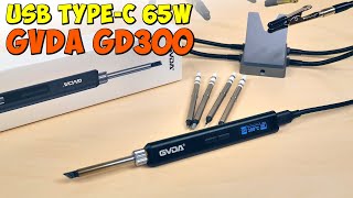 💥 НЕДОРОГО, НО ДОСТОЙНО 👉 МОЩНЫЙ И УМНЫЙ 65W USB Type-C ПАЯЛЬНИК GVDA GD300