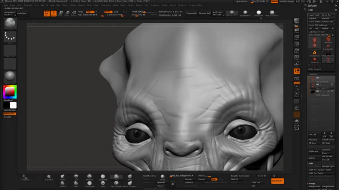 zbrush creature desi