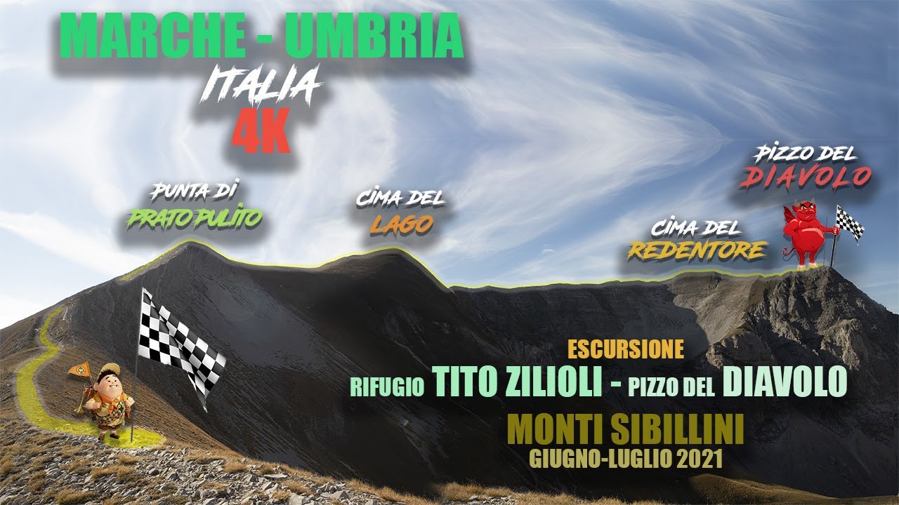RIFUGIO ZILIOLI - PIZZO DEL DIAVOLO: tutto il percorso sulla Cresta del Redentore, Monti Sibillini.