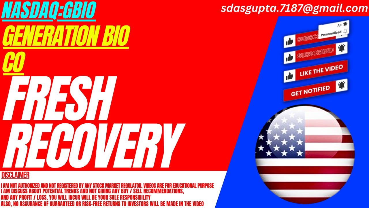 FRESH RECOVERY : GBIO STOCK ANALYSIS | GENERATION BIO STOCK