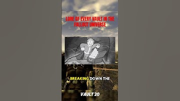Did you know about this fallout vault? #fallout #falloutlore #falloutnewvegas #fallouttvshow #lore