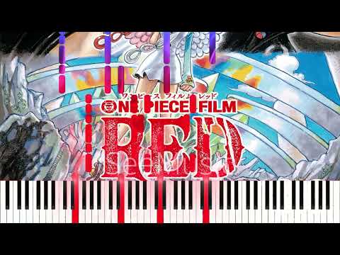 新時代 New Genesis (One Piece Film Red Theme Song) --WITH MIDI+MusicXML+WAV+Musescore Tutorial - One Piece Film Red