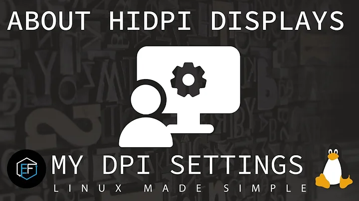 About HiDPI Displays