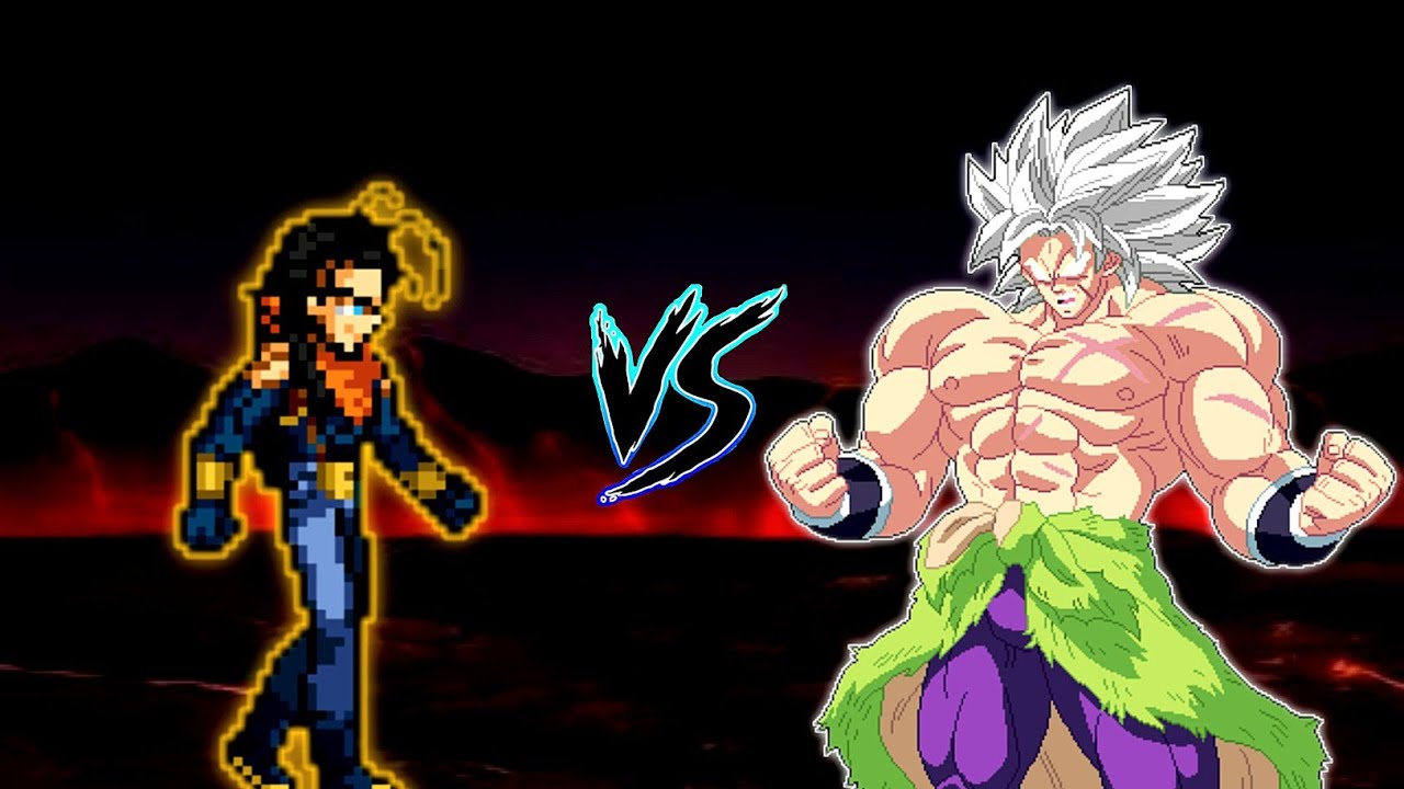 Super Android 17 V2 OP (New) VS Broly DBS MUI V2 OP in Jump Force Mugen ...
