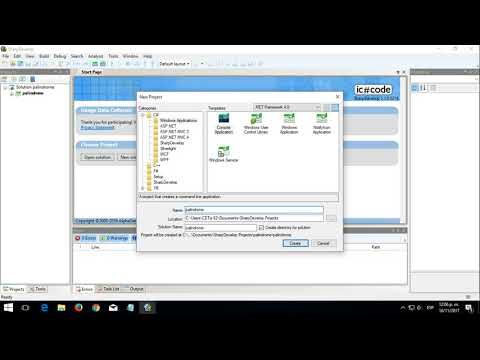 ICSharp Nuevo proyecto