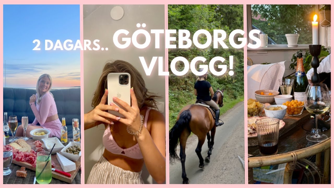 TJEJKVÄLL HOS MIMMI, ULLARED & RIDER!! GÖTEBORGS VLOGG