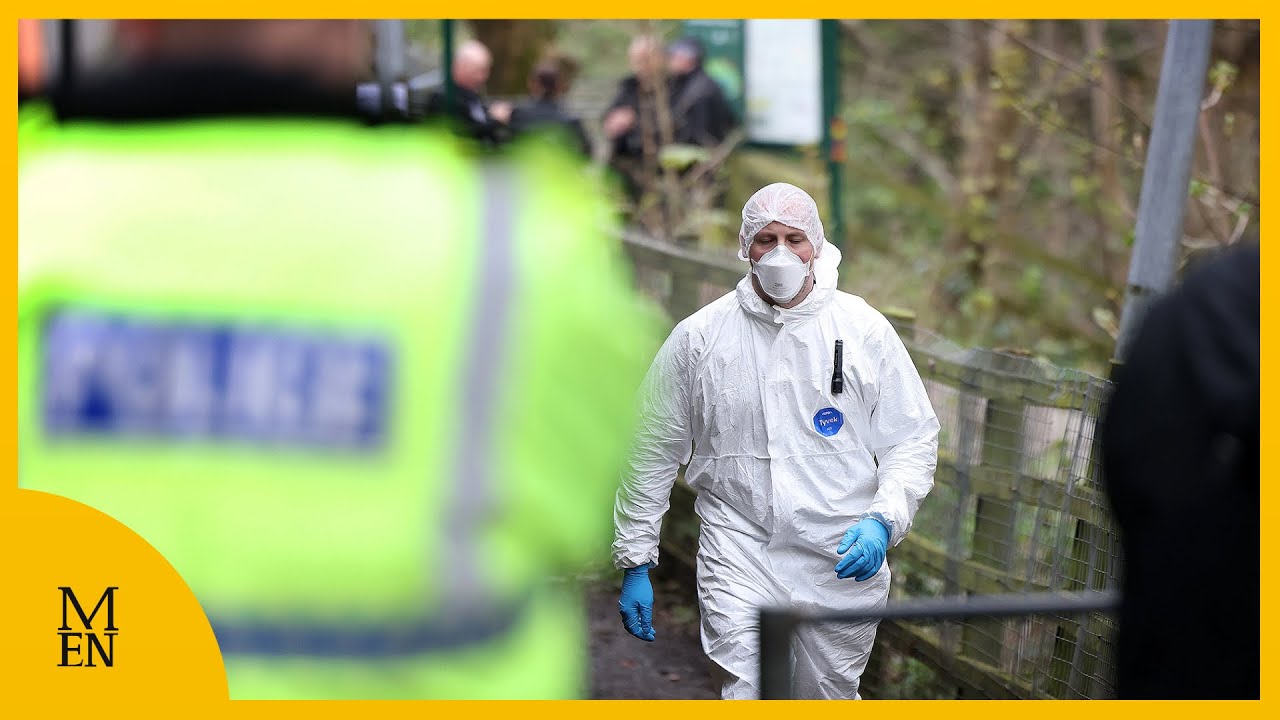 Police continue search in Salford after human remains found - YouTube