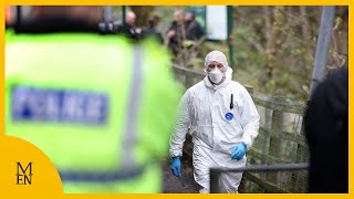 Police continue search in Salford after human remains found