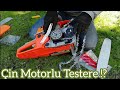 Çin Malı Ağaç Kesme Motorlu Testere Kurulumu ve Performans Testi - Chinese Chainsaw  First Start