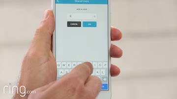 Adding Shared Users To Your Ring Device