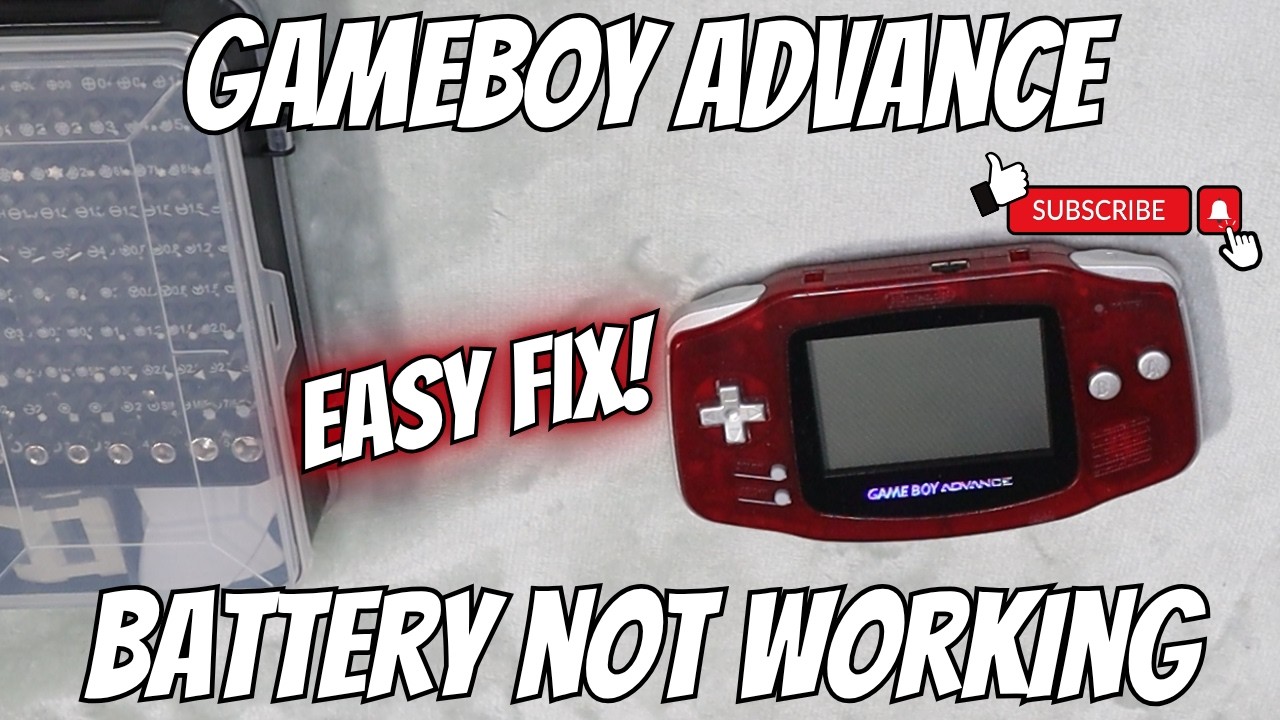 Gameboy Advance Won't Turn On - Easy Battery Fix (June 2026) - YouTube