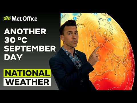 06/09/23 – sunshine continues – afternoon weather forecast uk – met office weather