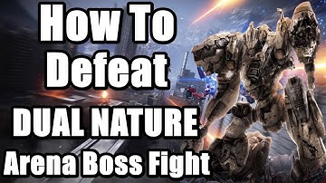 Armored Core 6 Arena Boss Fight - How to Defeat V.VIII PATER / DUAL NATURE