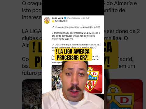 LA LIGA AMEAÇA PROCESSAR CR7! #futebol