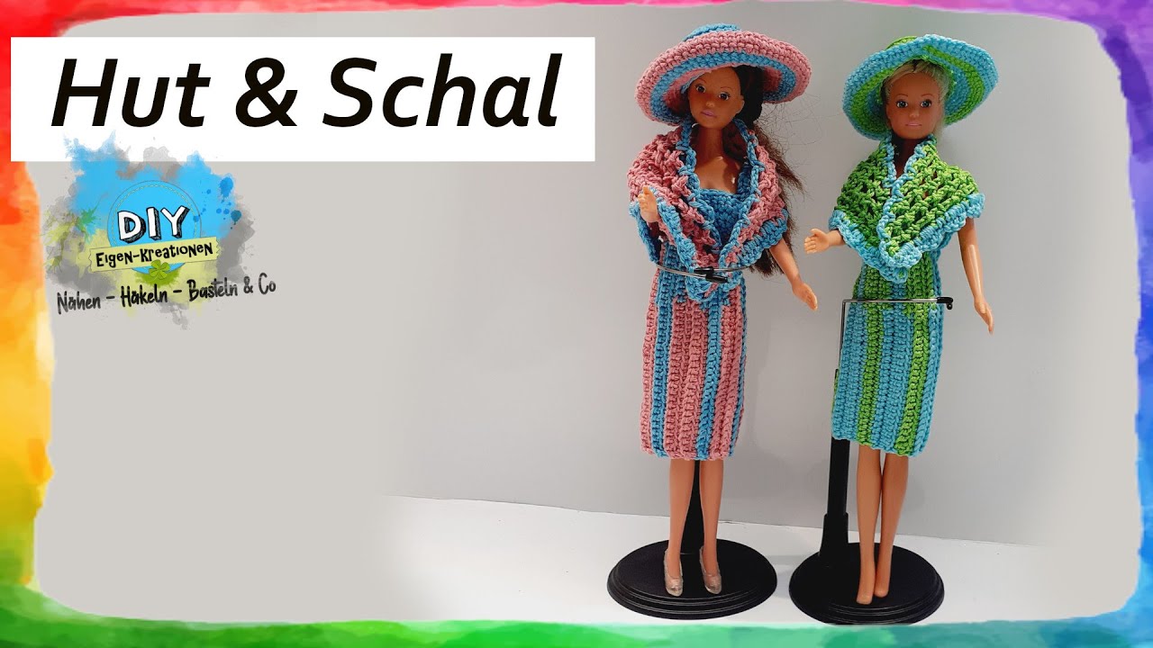 Mini Puppenhut Aus Rattan & Stoff - 4cm Innendurchmesser Für Puppenaccessoires