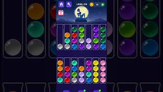 Ball Sort Master Game Level - 279 Without Boosters | Puzzle Game | #entertainment #puzzle #game