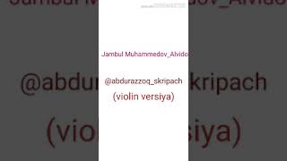 Jambul muhammedov - Alvido (violin life versiya) Resimi