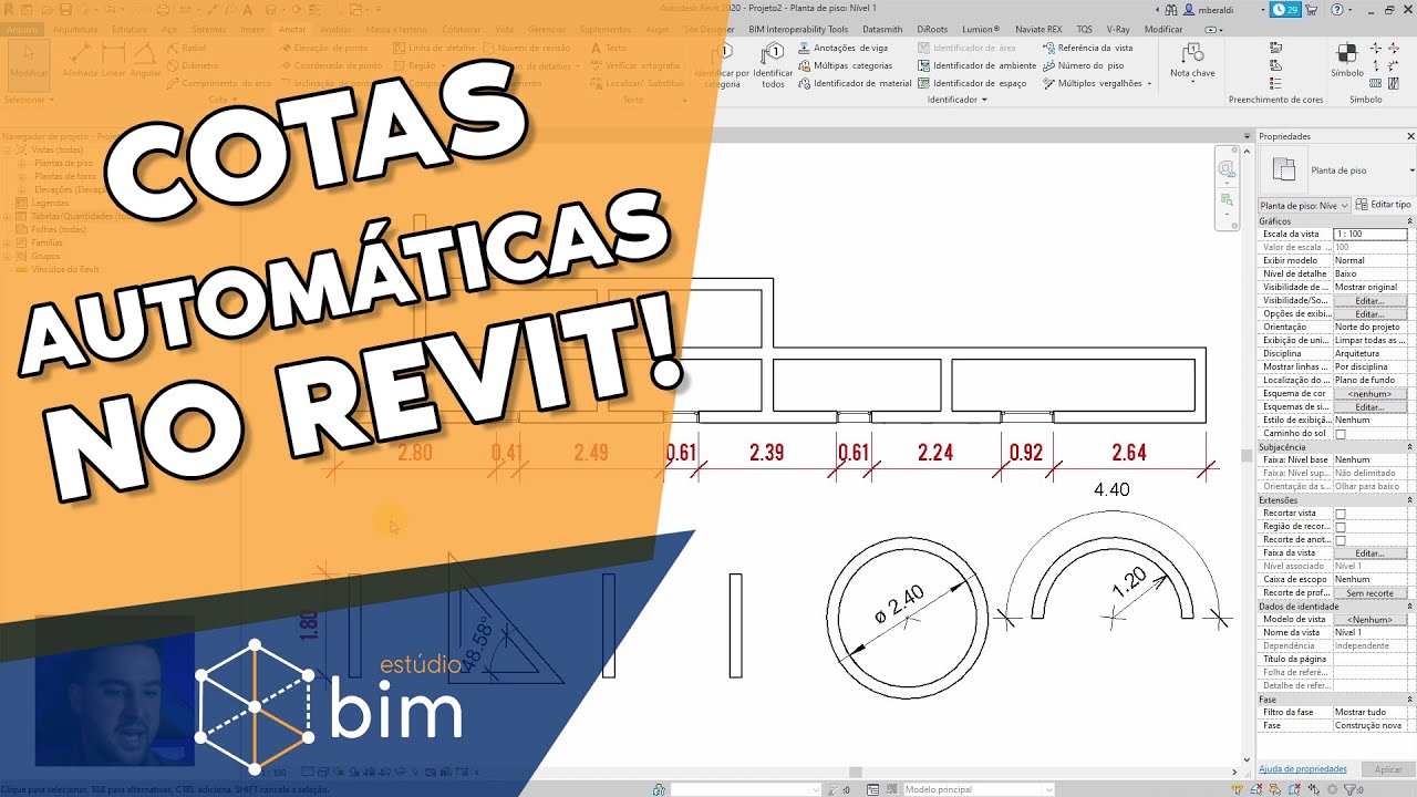 Capa do vídeo: Cotas Automáticas no Revit