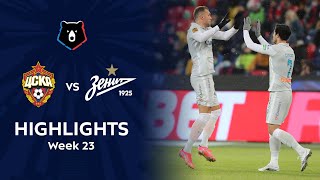 Highlights CSKA vs Zenit (2-3) | RPL 2020/21