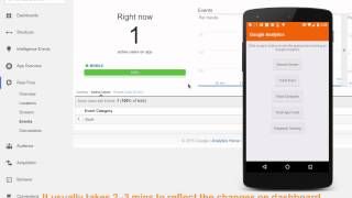 Android Integrating Google Analytics (Demo)