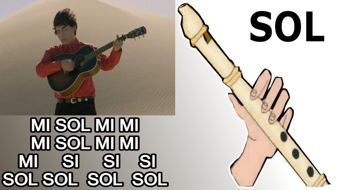 Fuentes de Ortiz, flauta dulce fácil, tutorial con animación, easy flute recorder