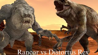 Rancor Vs Distortus Rex