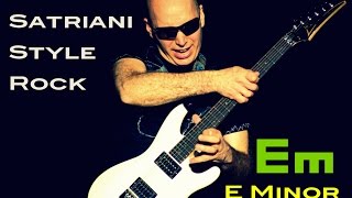 Satriani Style Guitar Backing Track in E Minor chords