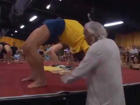BKS Iyengar teaches backbends, Iyengar yoga