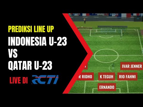 Prediksi Line Up Timnas Indonesia U-23 vs Qatar U-23 di Piala Asia U-23 Qatar 2024
